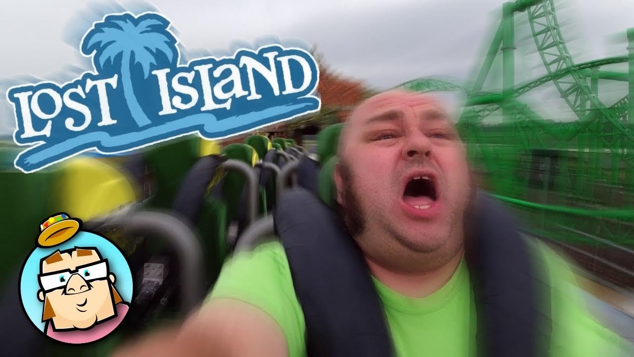 Having an Empty Theme Park to Myself on a Rainy Day - Lost Island - Waterloo, IA