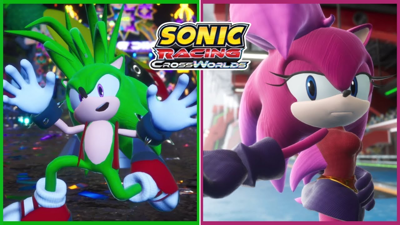 🎶 Manic and Sonia look AMAZING! - Sonic Racing: CrossWorlds (4k)