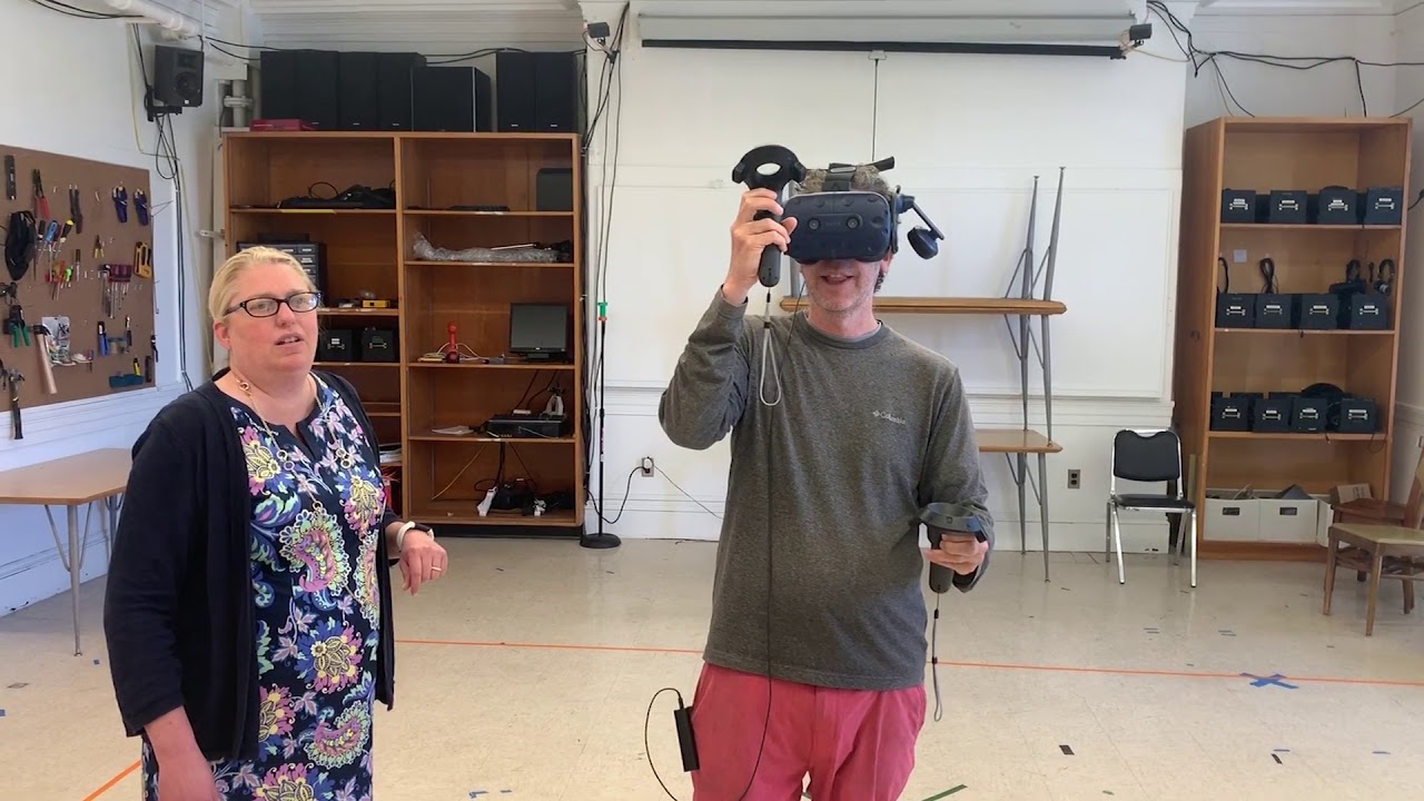 A Demo of a Virtual Reality Demo at UMaine's Virtual Reality Lab
