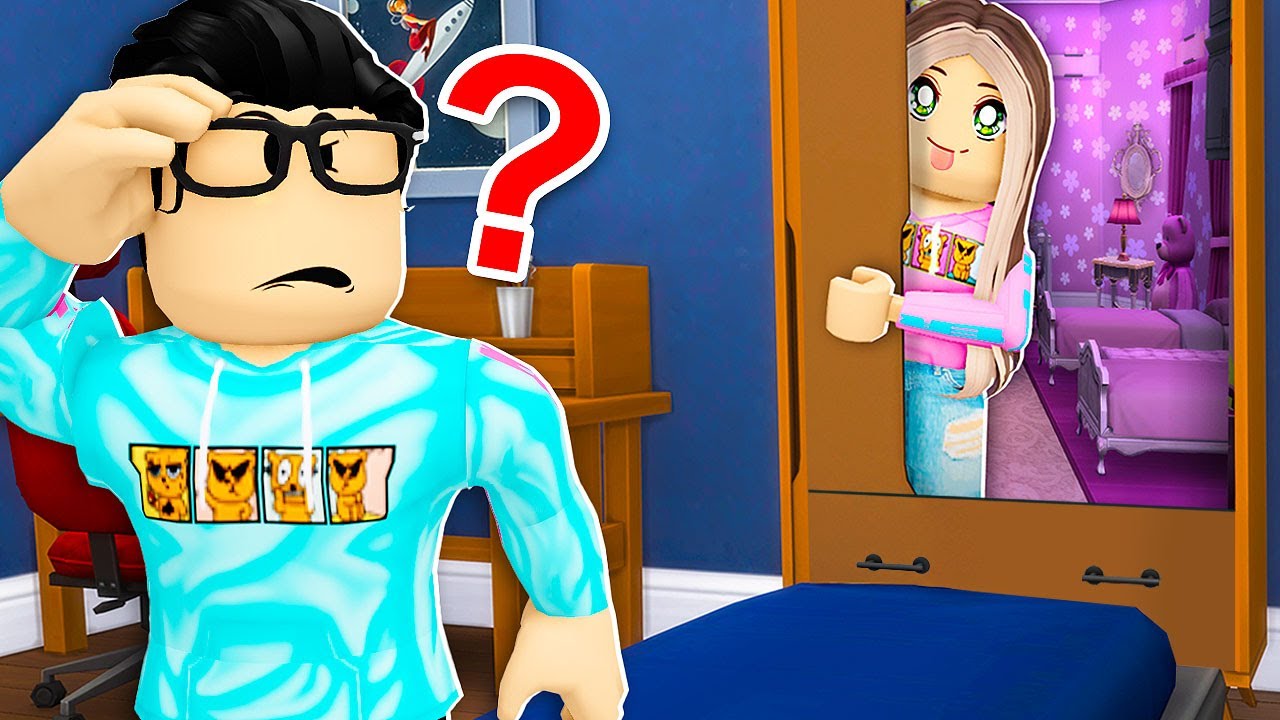 I Built A TINY HOME Inside My Boyfriend’s Bedroom! (Roblox Bloxburg)