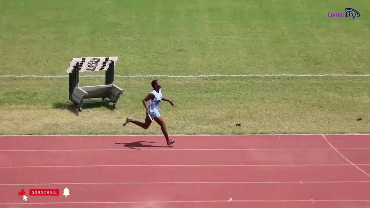 Girls 4x200m heat 1. 1:49.46sec. Zone 3. Ashanti region interco 2026.