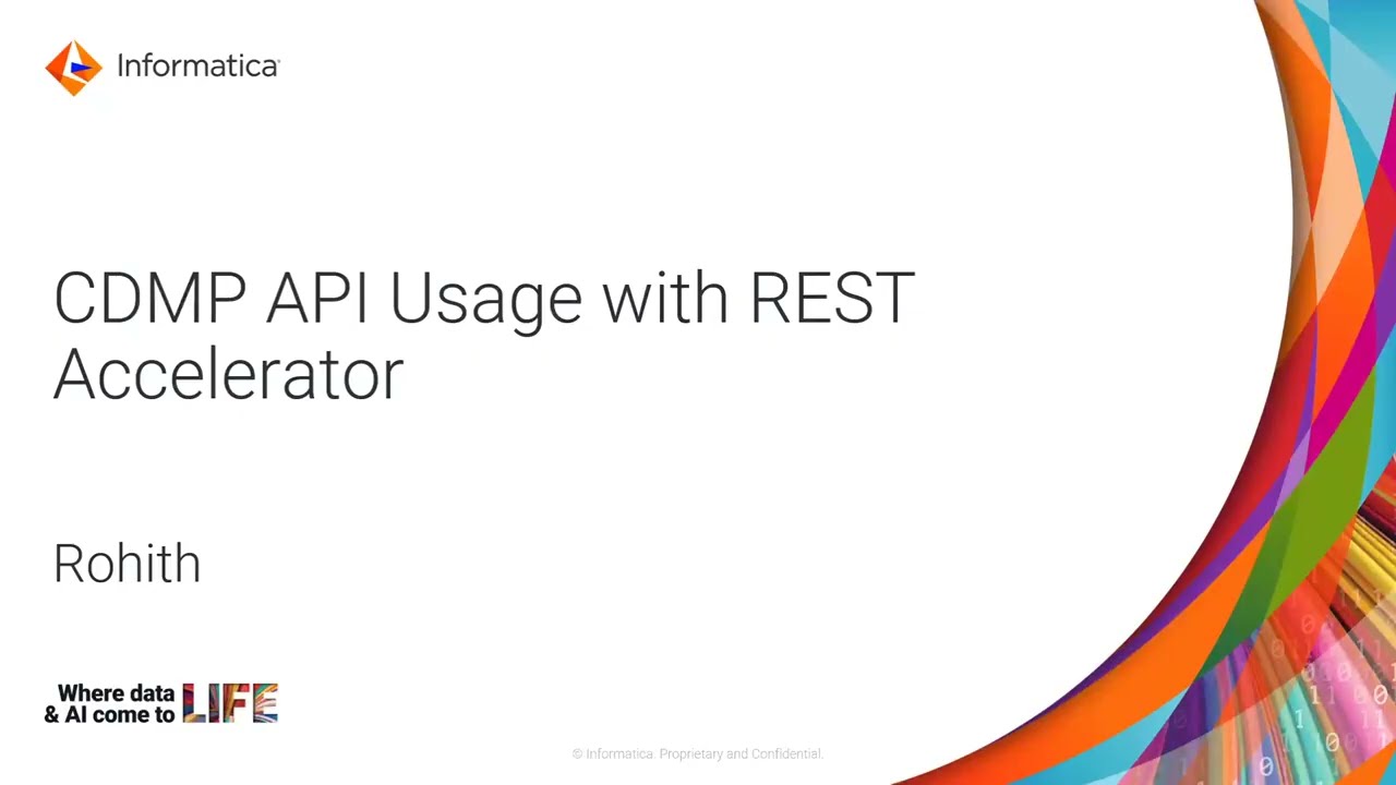 How to Run CDMP APIs using the Rest Accelerator