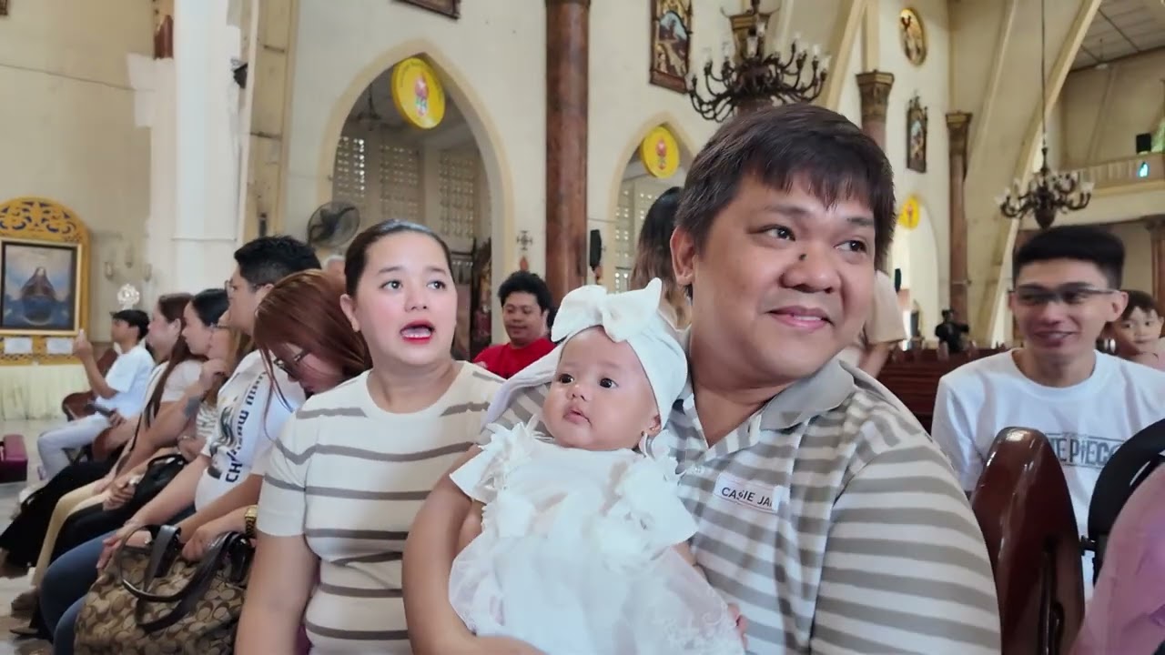 cassey jade mallari  christining @ epiritu santo chruch