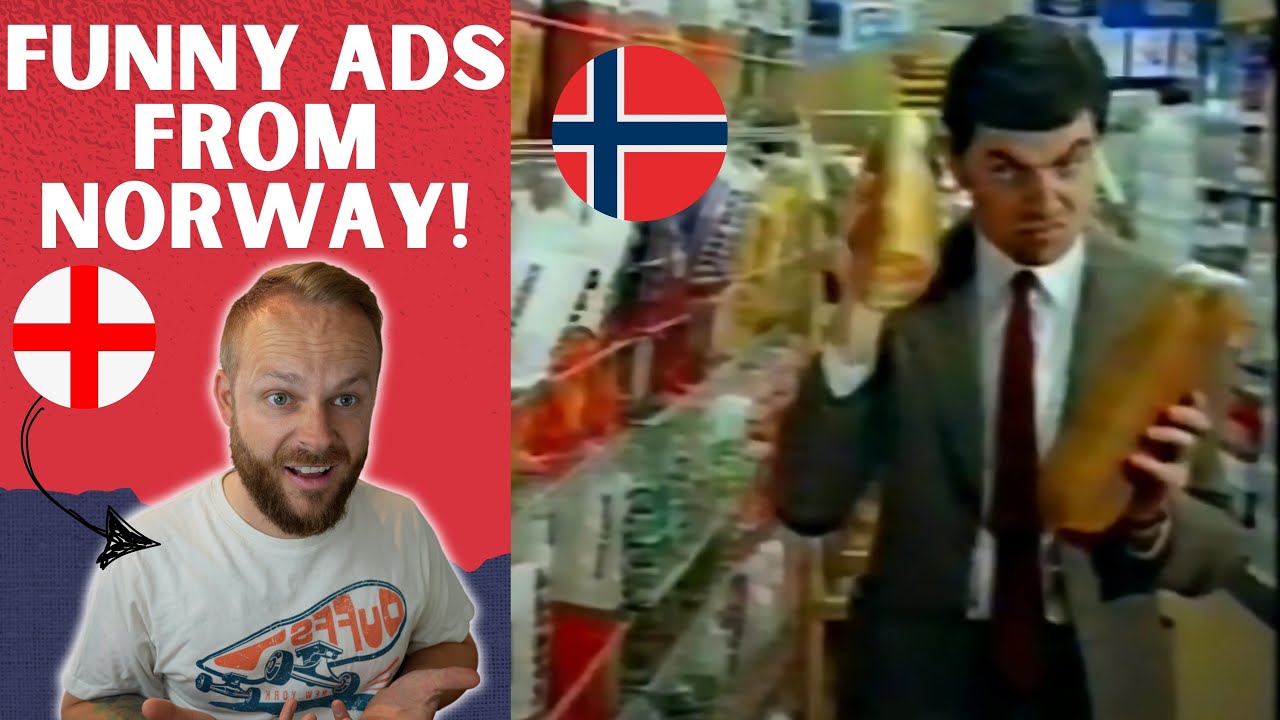 Englishman Reacts to... FUNNY Norwegian Adverts - Part 7 [English Subtitles]
