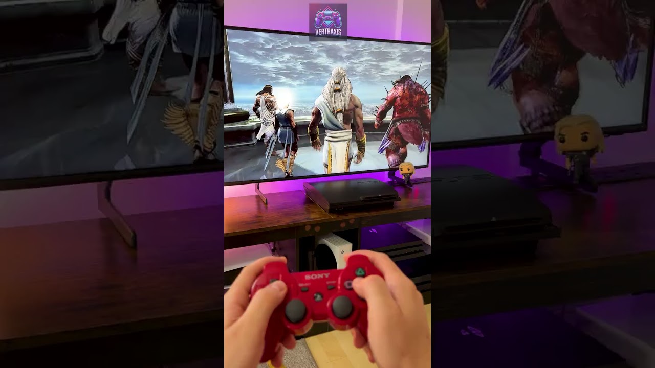 Playing ⚔️ God of War III on PS3 in 2025