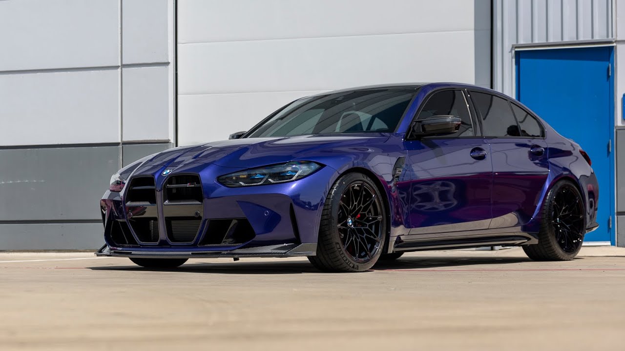 BMW M3 Competition | Velvet Blue | Detailing and PPF | Veloce Autoworks & Ten Flat Detailing | 4K