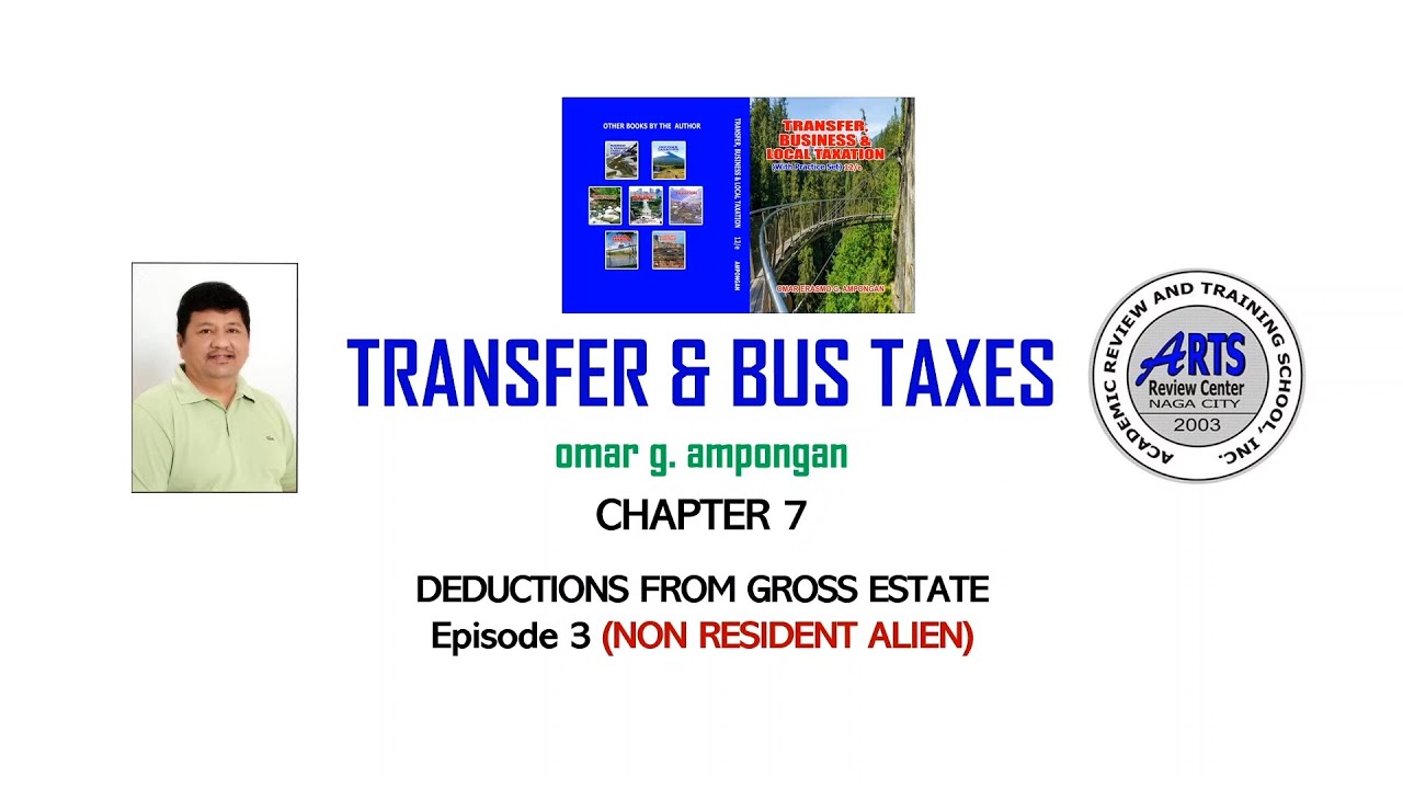 Deductions from Gross Estate (Non-Resident Alien)