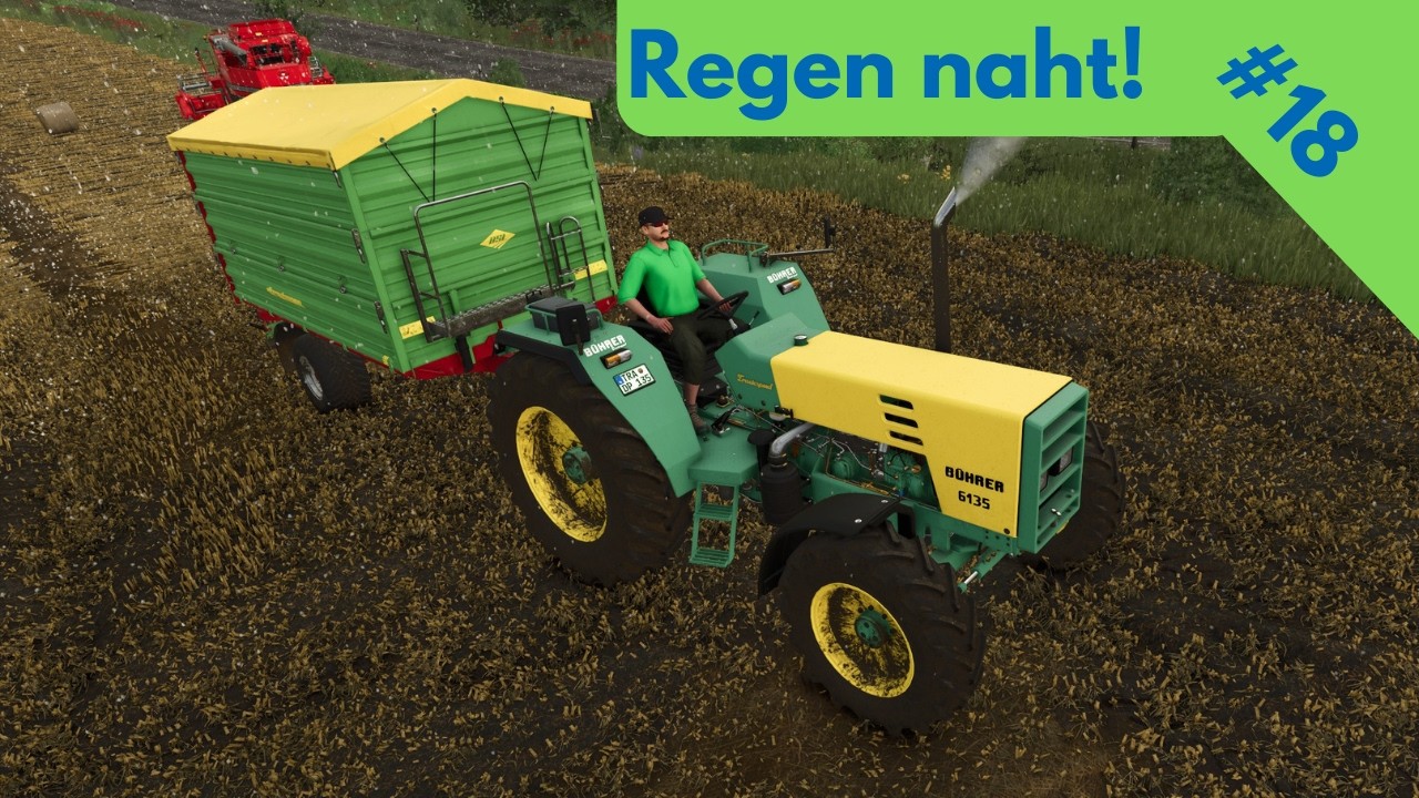 LS25 🚜 Regen angesagt! &ndash; Schaffen wir die Ernte? #18 🚜 Hof in Geistal