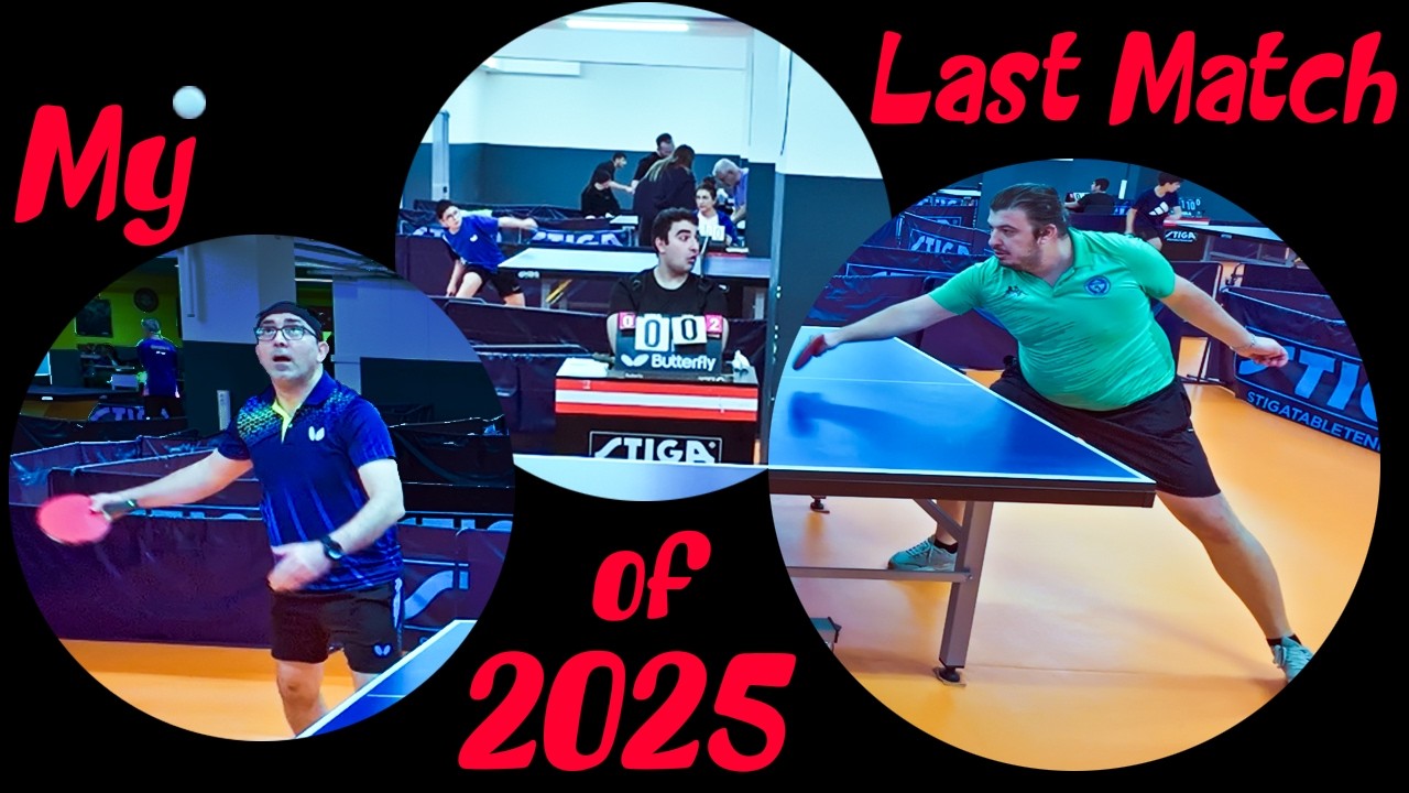 My Last 🏓  Match of the Year. 200 rating gap is closer than you think