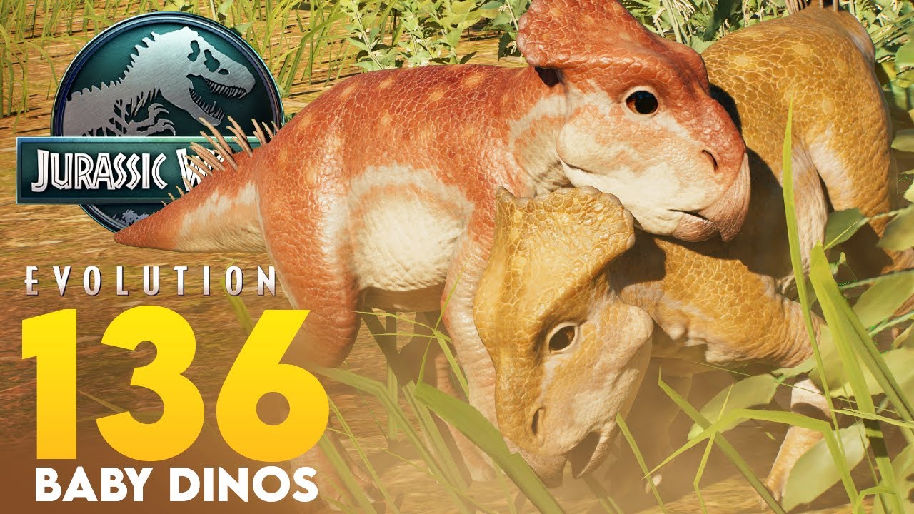 EVERY Baby Dinosaur Animation In The Game! All 136 Of Them! Jurassic World Evolution 3