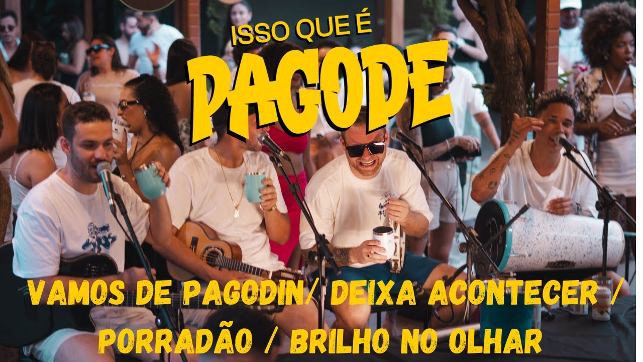 Grupo Pagode 44 - Vamos de Pagodin / Deixa Acontecer / Porrad&atilde;o / Brilho no Olhar (Ao Vivo)