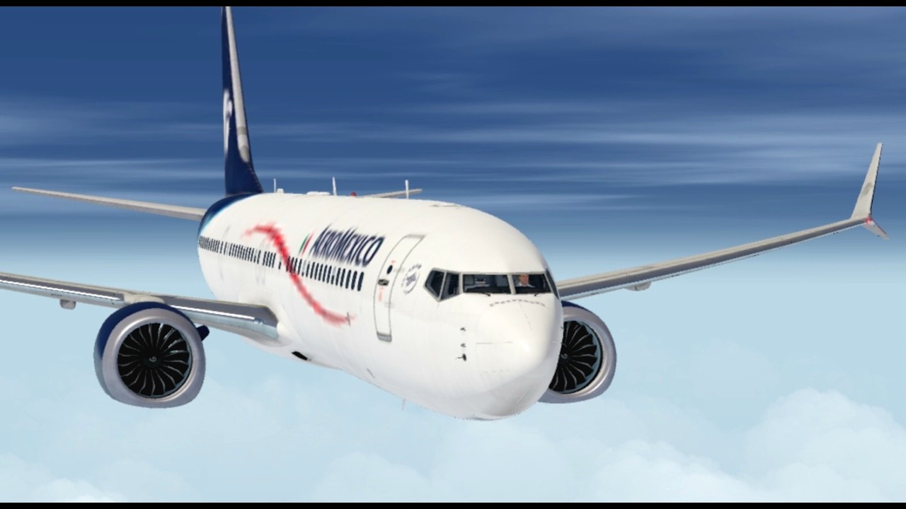 Full flight/BOEING 737 MAX-9[AEROMEXICO](KSMF) Sacramento to (KSNS) Salinas