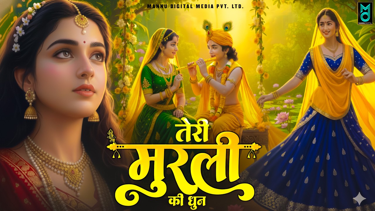 तेरी मुरली की धुन सुनने मैं बरसाने से आयी | Teri Murli Ki Dhun - Most Popular Radha Krishna #bhajan