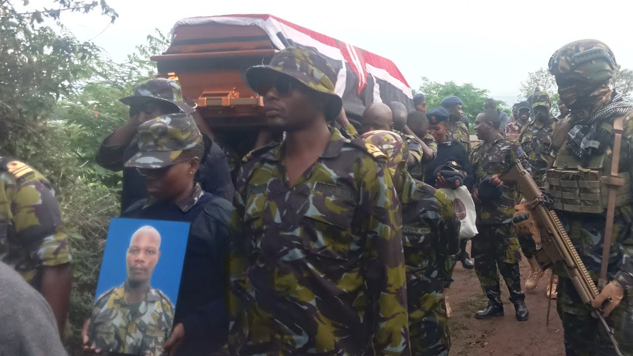Burial Ceremony Of Kenya Nevy Officer || Sir Victor Omondi || At Magunga || Samba Sub- location