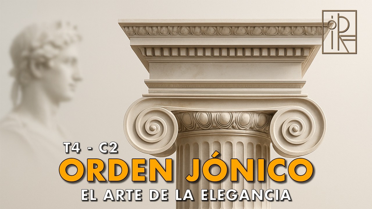 Orden Jónico: La columna más elegante de Grecia  / Historia de la Arquitectura / T4 – C2 🏛️