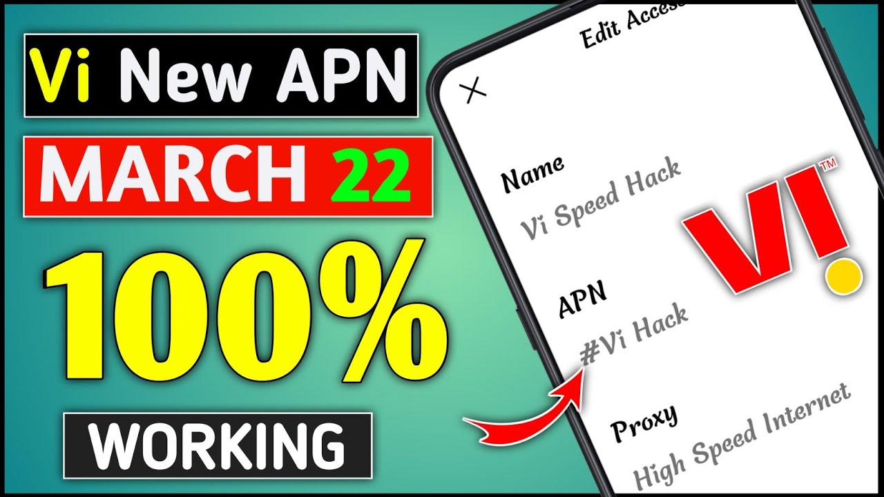 Vi Apn Settings For High Speed Internet 🤩 2022
