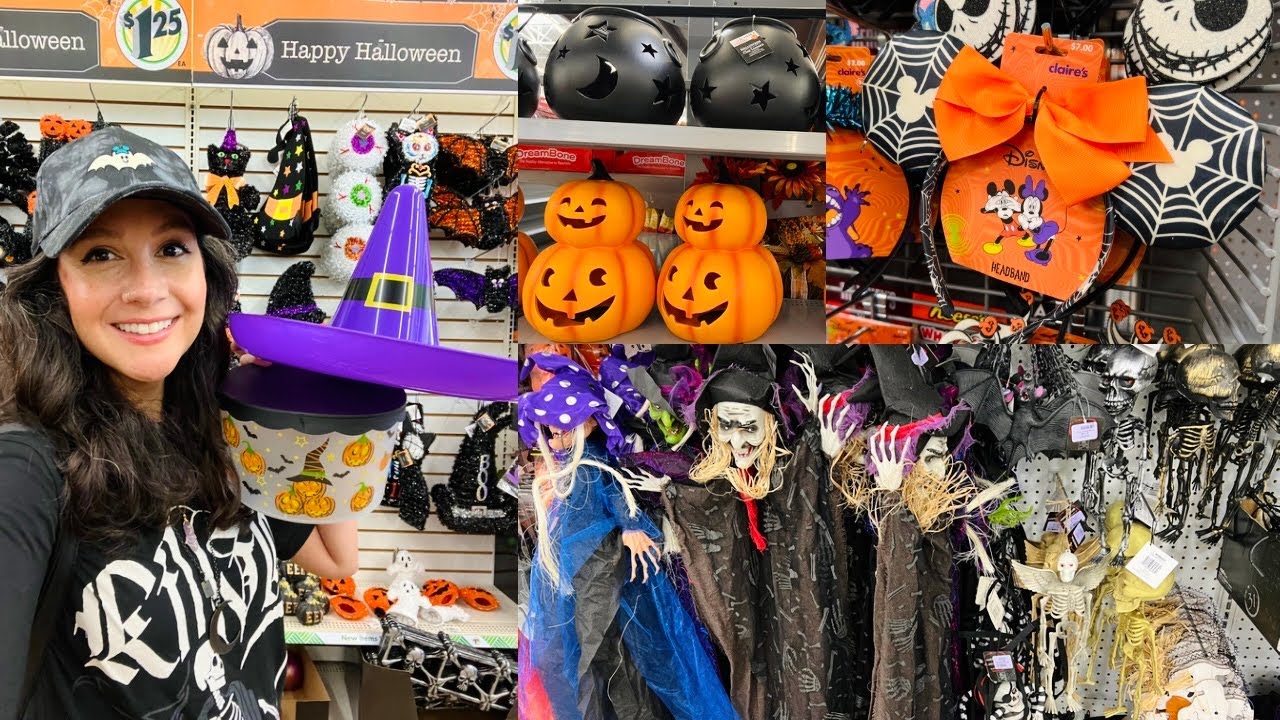 HALLOWEEN Shopping on a BUDGET! Goodwill, Walmart, & Dollar Tree! Amazing Spooky Finds For Less $$$!