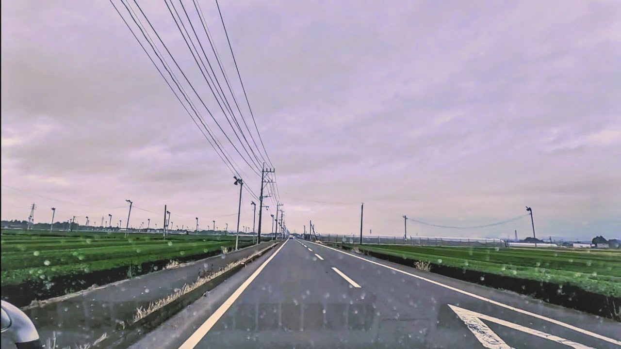 (112)曇天 郊外ドライブ【宮崎県道420号線 中方限庄内線→母智丘公園(多目的ひろば)】2025.12