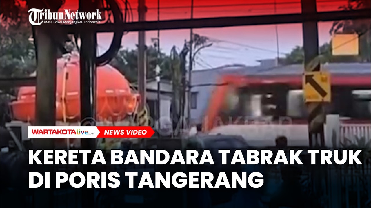 HISTERIS, Kereta Bandara Tabrak Truk di Poris Tangerang, Commuter Line Basoetta, anjlok