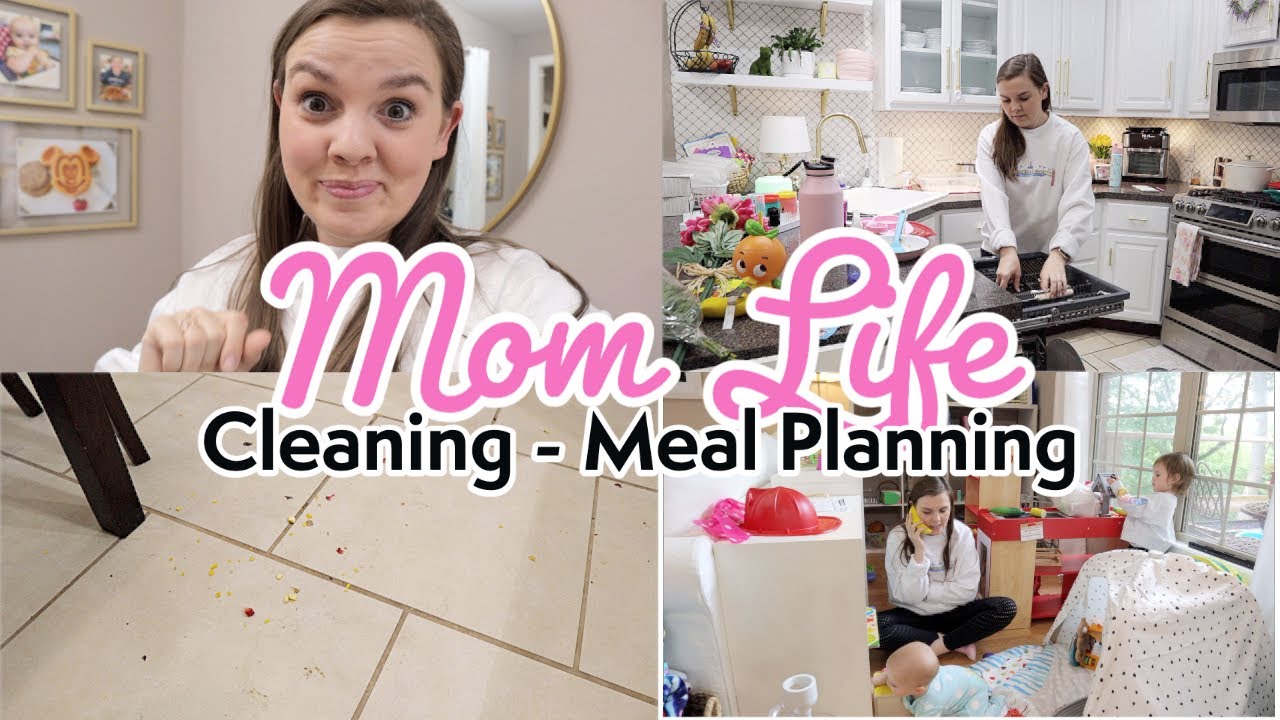 Mom Life Clean With Me 2022 | Real Life Cleaning Motivation | Work From Home Mom Day In The Life