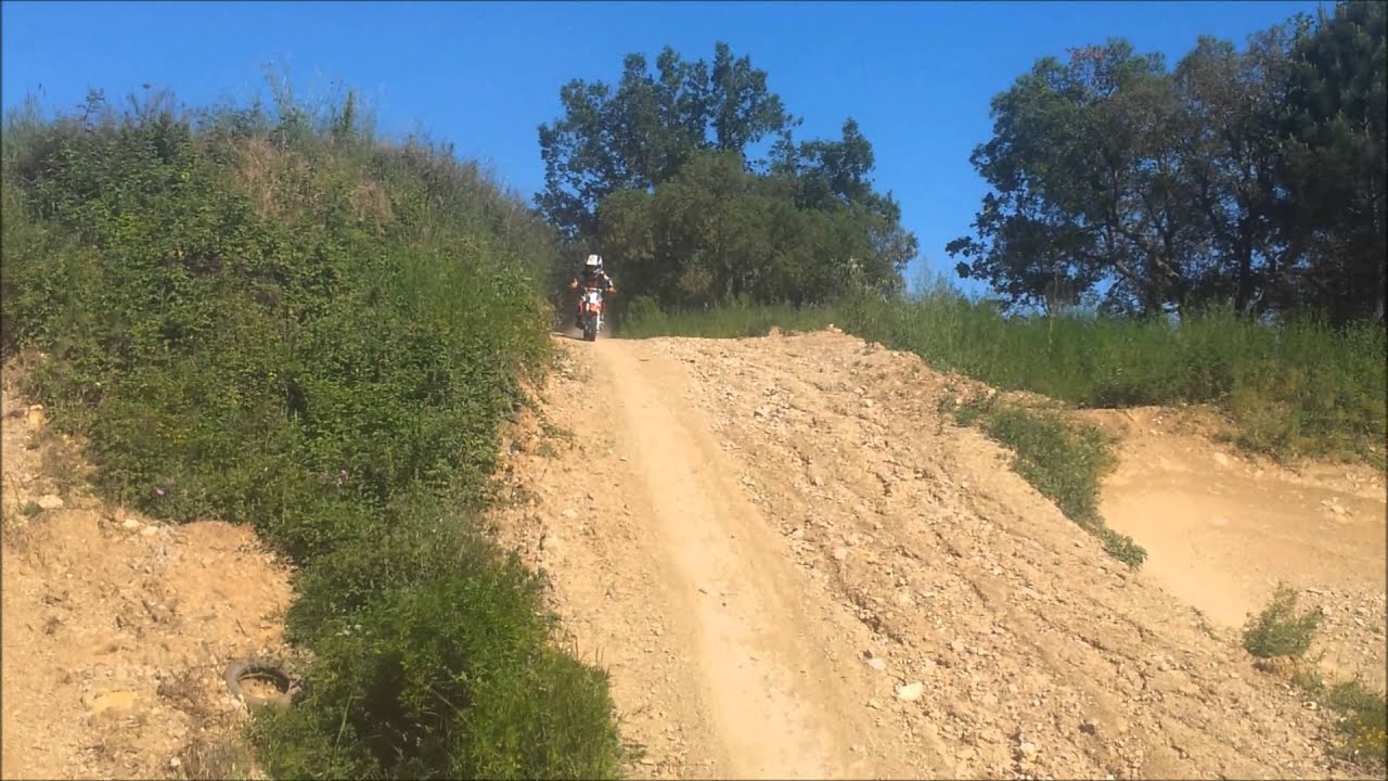 Sulyvan 4 years is KTM 50 Adrets valley