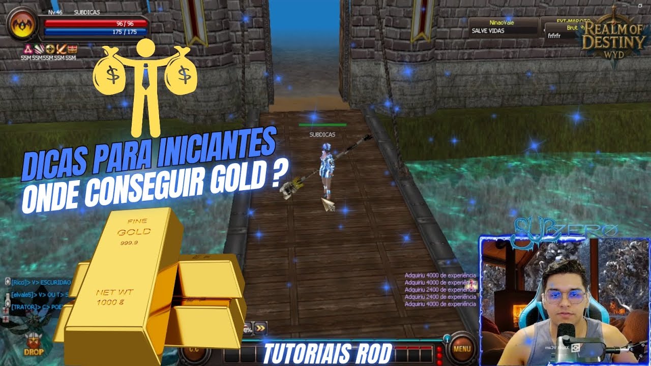 COMECE BEM | DROP DE GOLD 🪙 | REALM OF DESTINY 👑