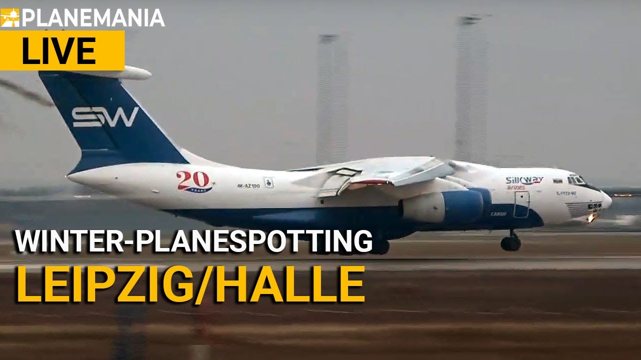 Planespotting Live vom Airport Leipzig/Halle