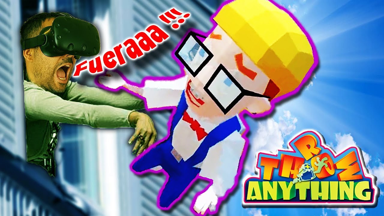 LANZO A MI AMIGO POR LA VENTANA (Literalmente) | Throw Anything