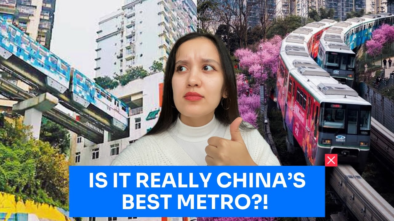 Вы не поверите, что в Китае существует такое метро! Чунцинское метро