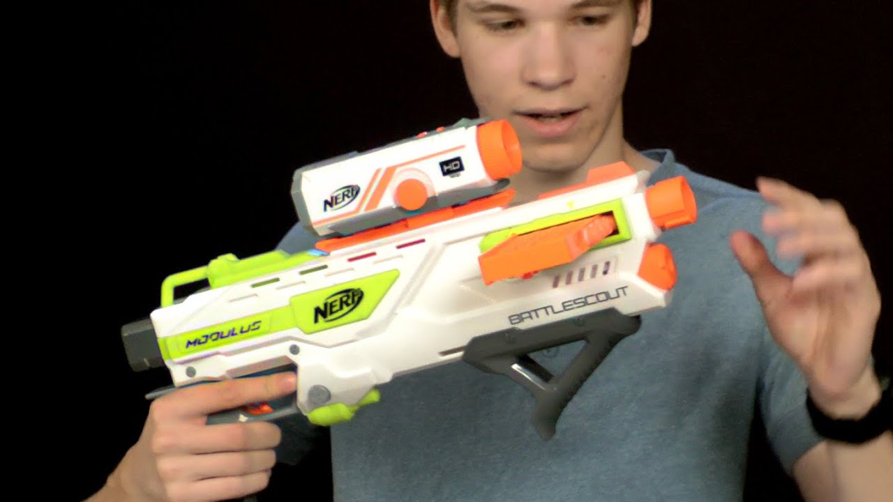 Nerf Modulus Battlescout Review and Shooting