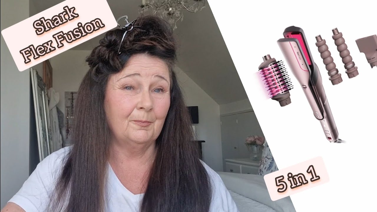Styling My Hair with the Shark FlexFusion. 