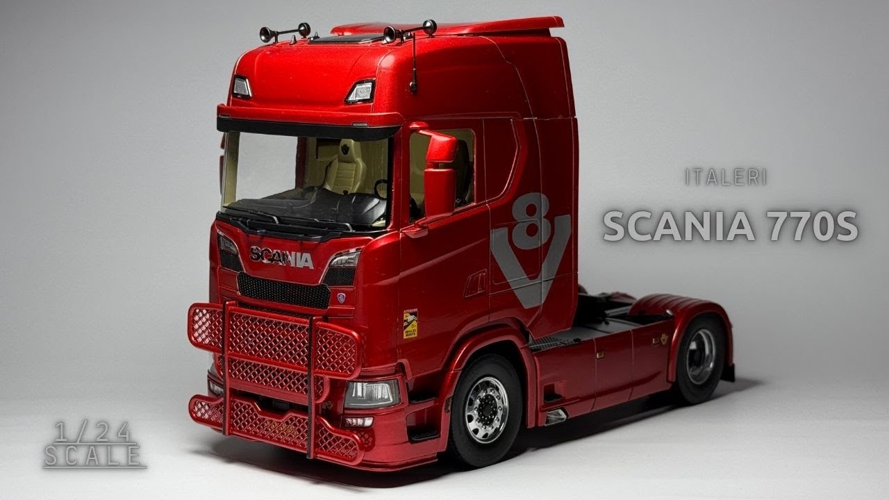 Scania 770S V8 Italeri 3965 Final Effect 1/24 scale