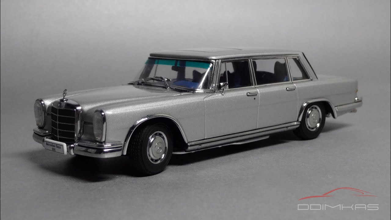 Mercedes-Benz 600 W100 SWB Silver || AUTOart Models || Масштабные модели автомобилей 1:43