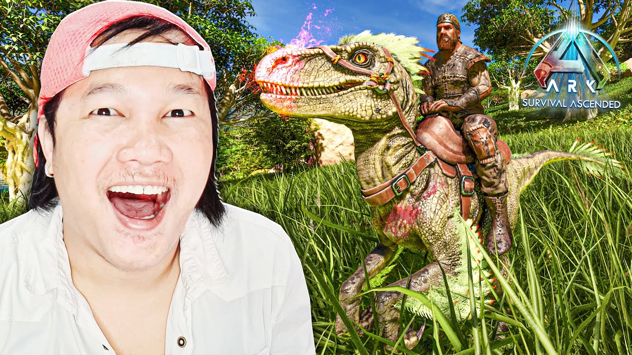 ញាក់សាច់ខ្ញុំចាប់បានRaptorរត់លឿនជាងឡានLamborghiniទៀត🔥! ARK Survival Ascended Cambodia Part 7