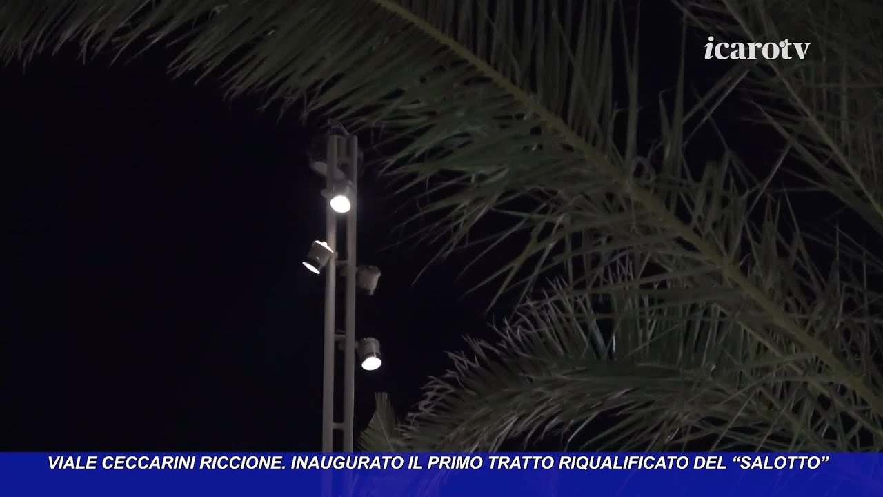 RIccione, Viale Ceccarini inaugurato il primo tratto riqualificato del 