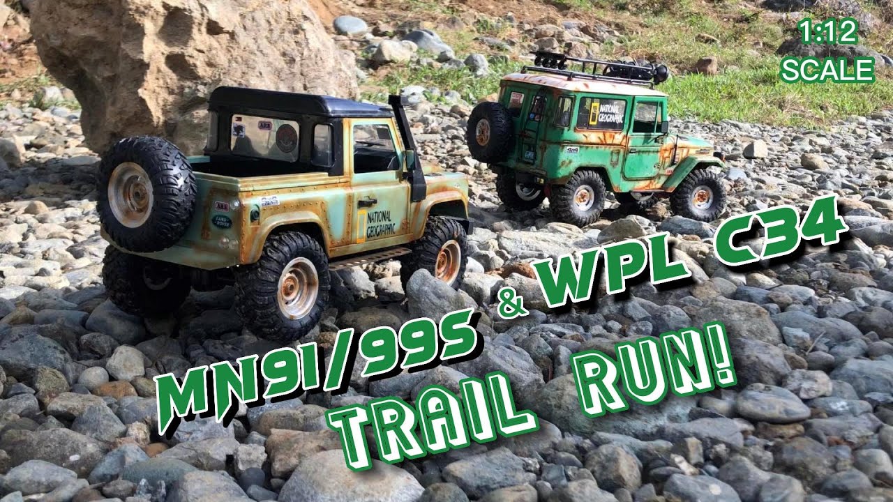 WPL C34 and MN91/MN99s OVERLAND TRAIL RUN | 