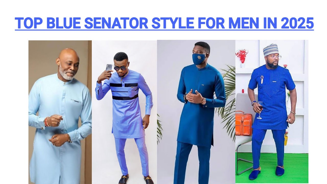 TOP BLUE SENATOR STYLES FOR MEN 2025 - African Fashion Trends