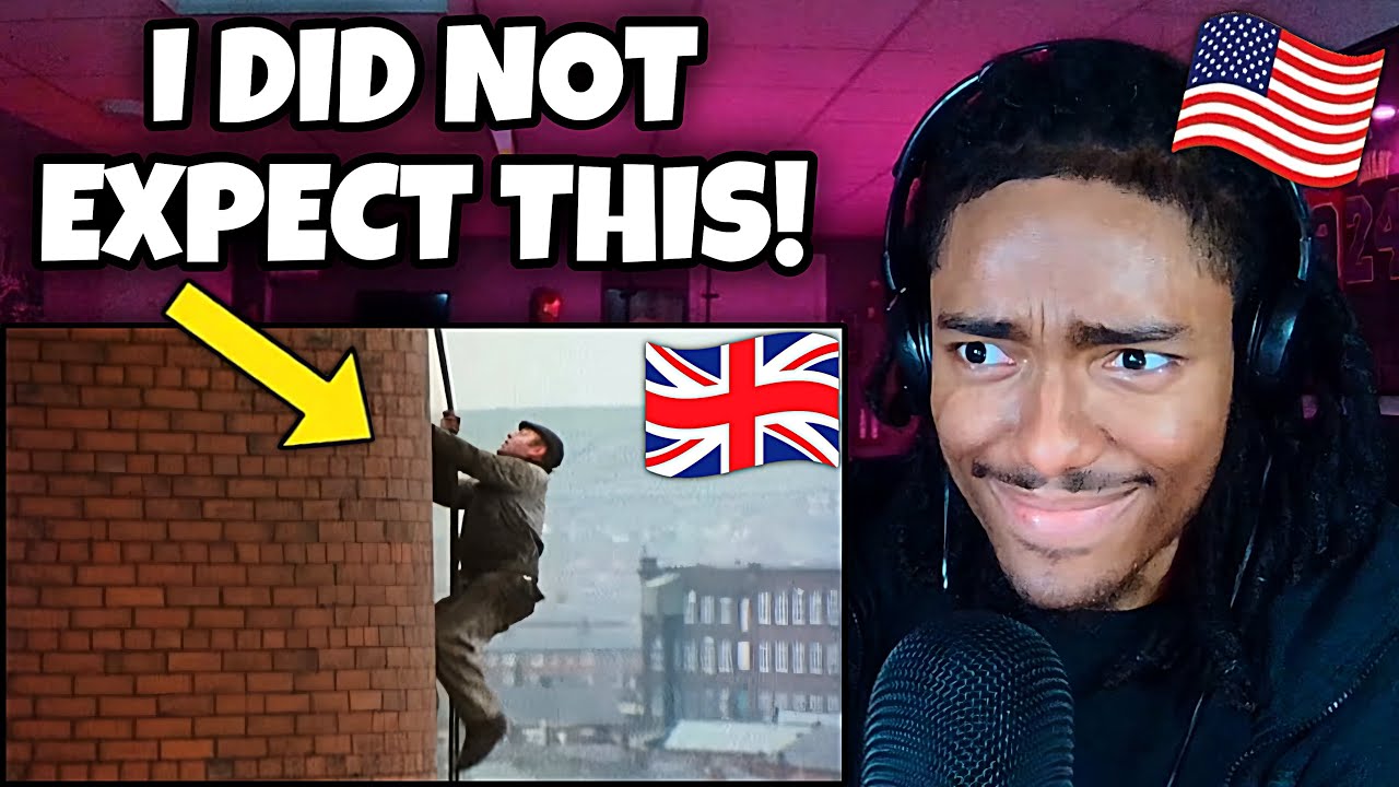 AMERICAN REACTS To Fred Dibnah - British Steeplejack Takes Down a Massive Chimney
