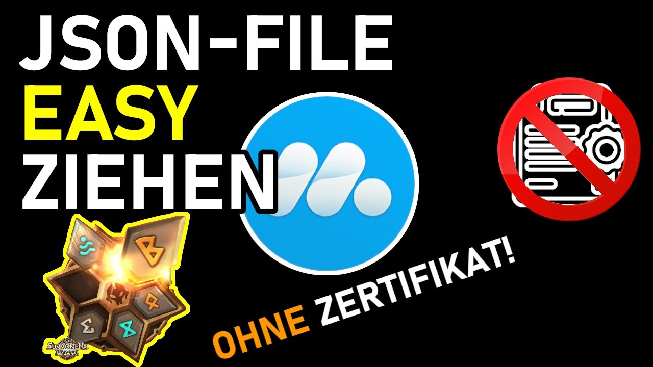 JSON-FILE EASY ZIEHEN MIT MUMU APP PLAYER OHNE ZERTIFIKAT | ENTSPANNTER FRR | SUMMONERS WAR DEUTSCH