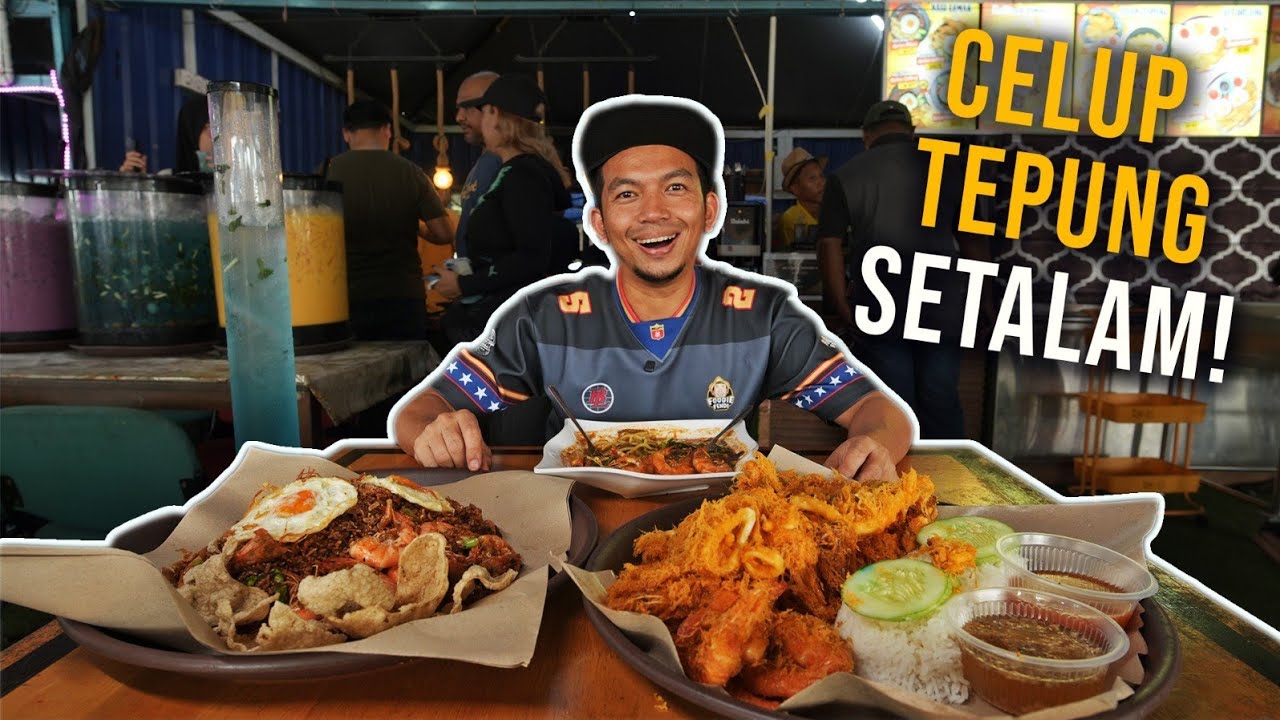 SEAFOOD CELUP TEPUNG SELAMBAK DI TokBah Celup Tepung.