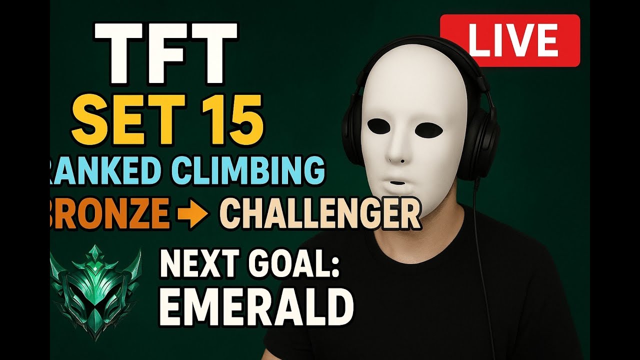 🔴 LIVE: New TFT Patch 15.4b – Road to Challenger from Diamond! (Set 15 Ranked)
