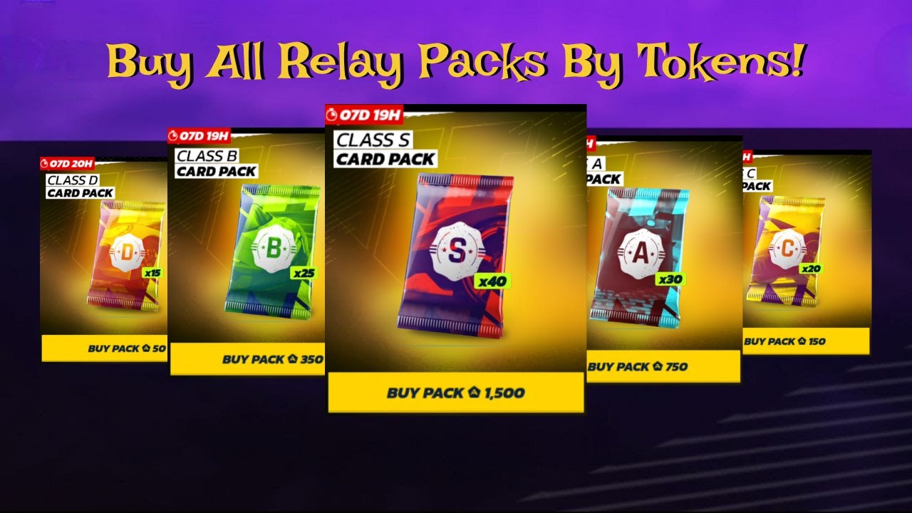 Buy All Relay Packs By Token! - Asphalt Legends Unite