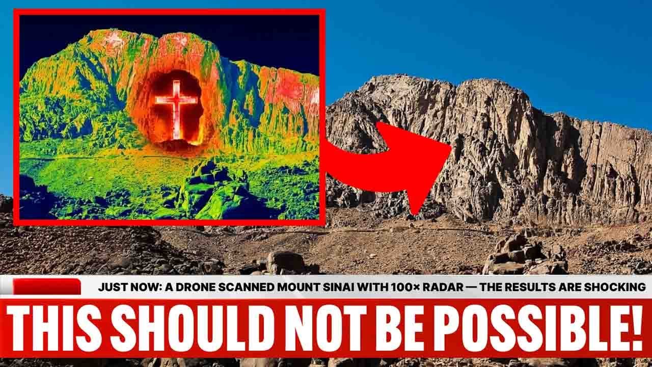 JUST NOW A Drone Scanned Mount Sinai With 100× Radar — The Results Are Shocking