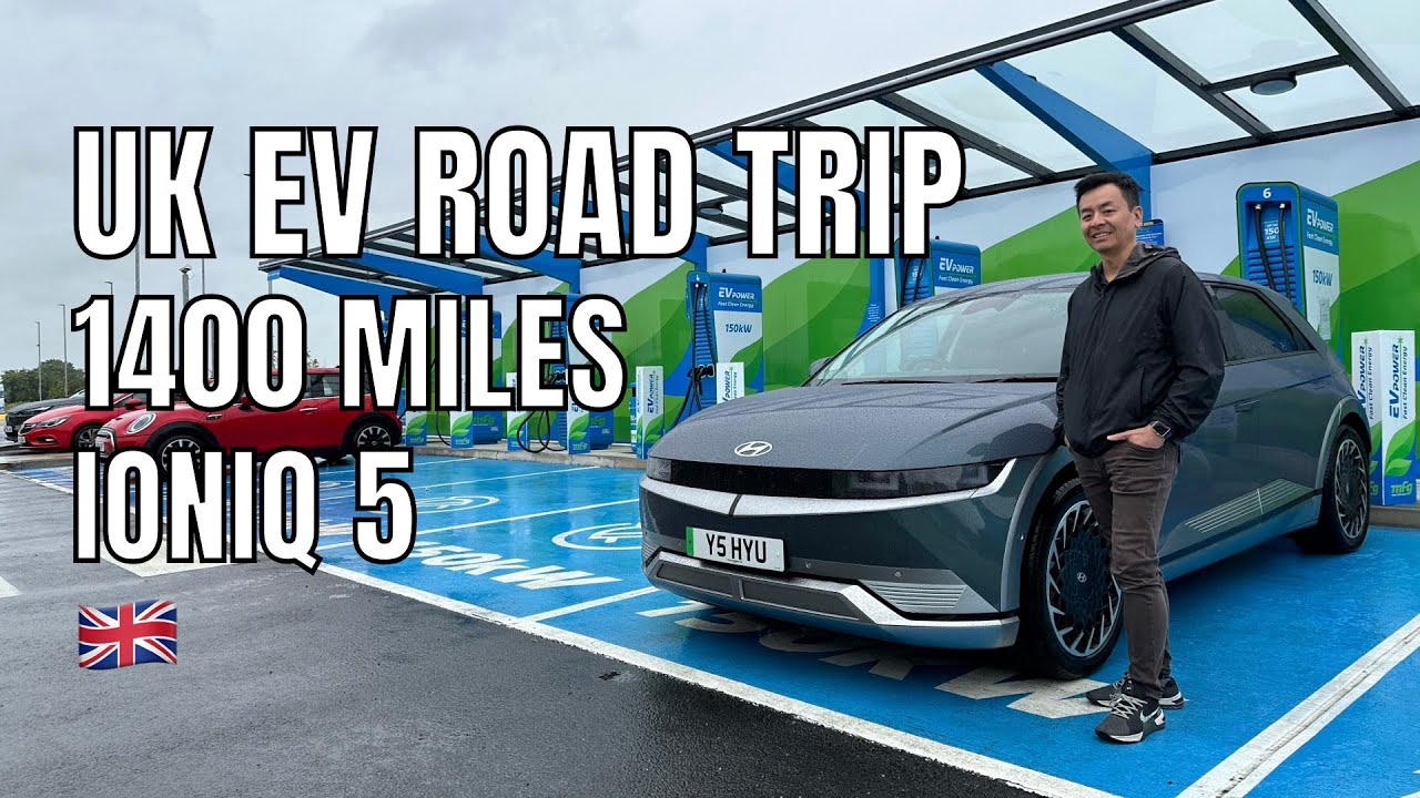 2024 EV Road Trip UK in Hyundai Ioniq 5 Fast Charging Range Efficiency