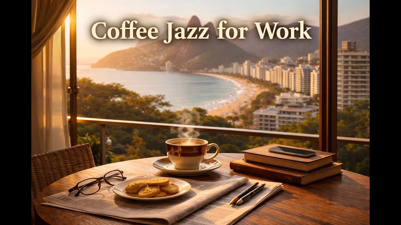 Coffee Jazz for Work & Study ☕ Brazilian Focus Music