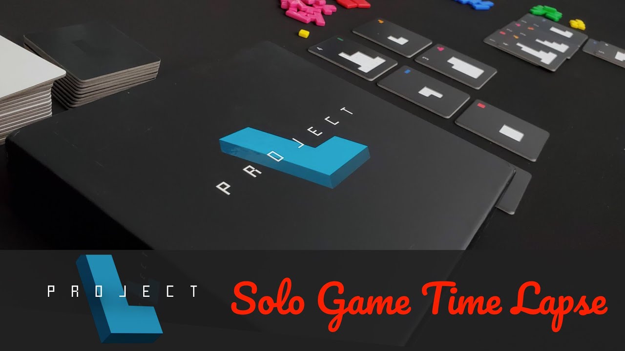 Project L Board Game Solo Mode Played in Less than a Minute!