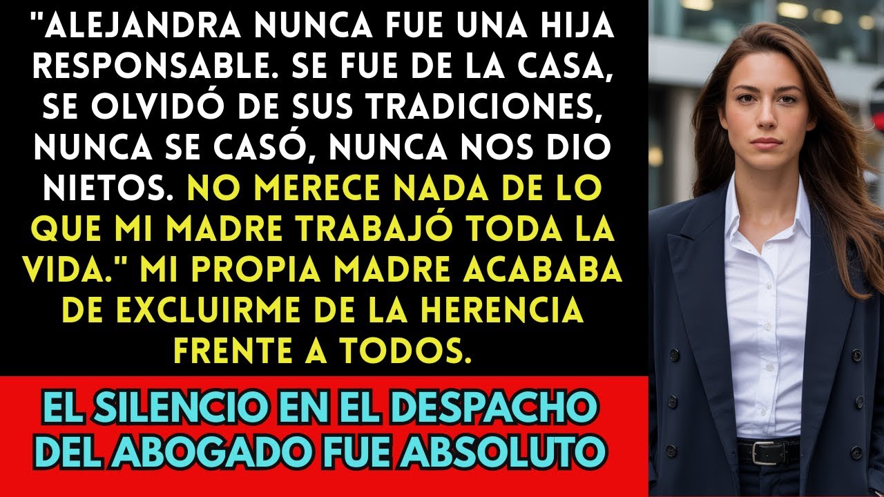 Mi Familia me EXCLUYÓ de la Herencia — Pero la Abuela Había Dejado Otro Testamento!