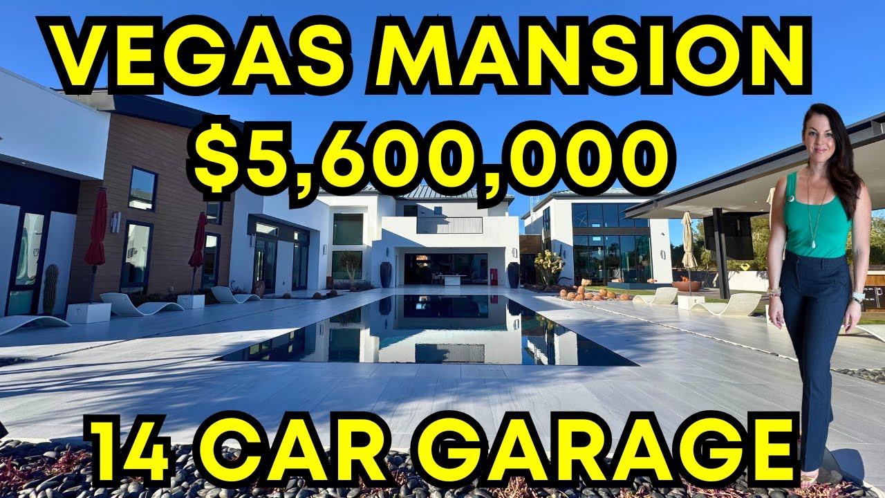 Touring A Mind-Blowing Modern Vegas Compound with Insane 14-Car Dream Garage!