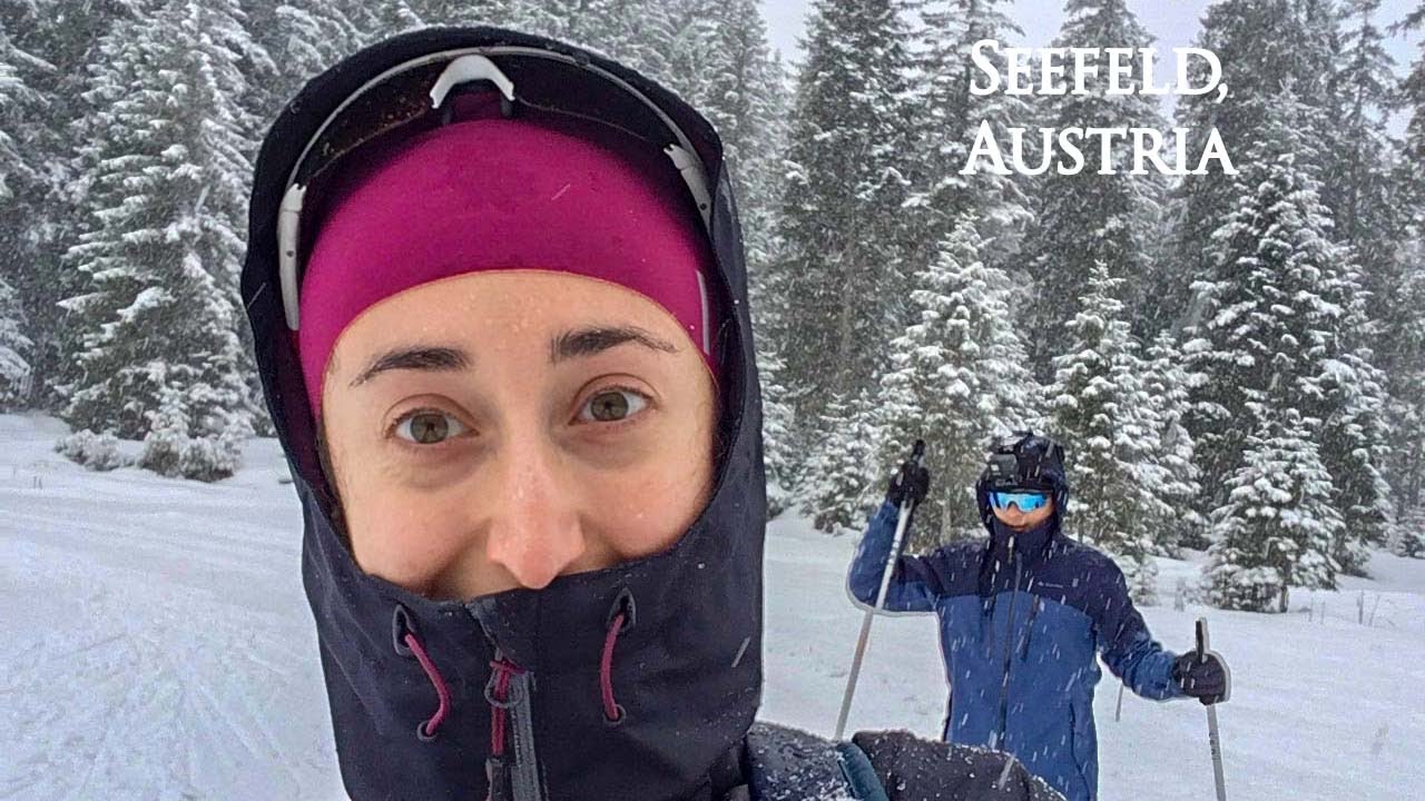Hiking in the Snow, Cross-Country Ski, and Alpaca - Seefeld, Austria - GoPro 8