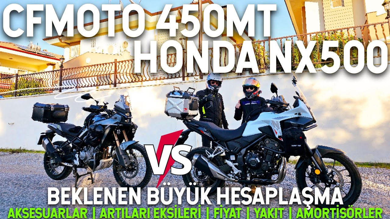 Honda NX500 İnceleme & Cfmoto 450MT Karşılaştırması | Titreşim | NX500 Aksesuarlar | Sahibi Anlatsın